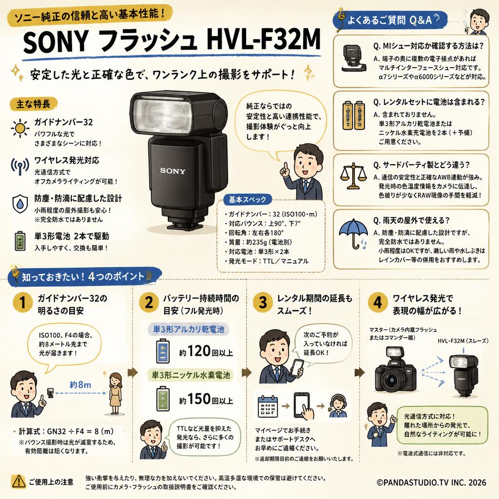 SONY フラッシュ HVL-F32M FAQ（よくある質問と答え）