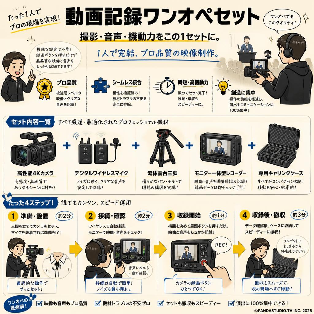 動画記録ワンオペセット 概要