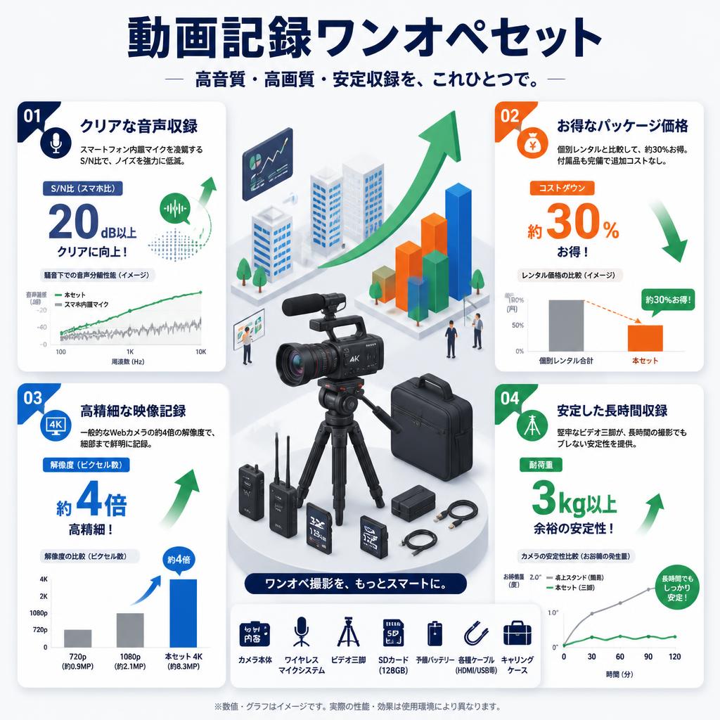 動画記録ワンオペセット セールスポイント