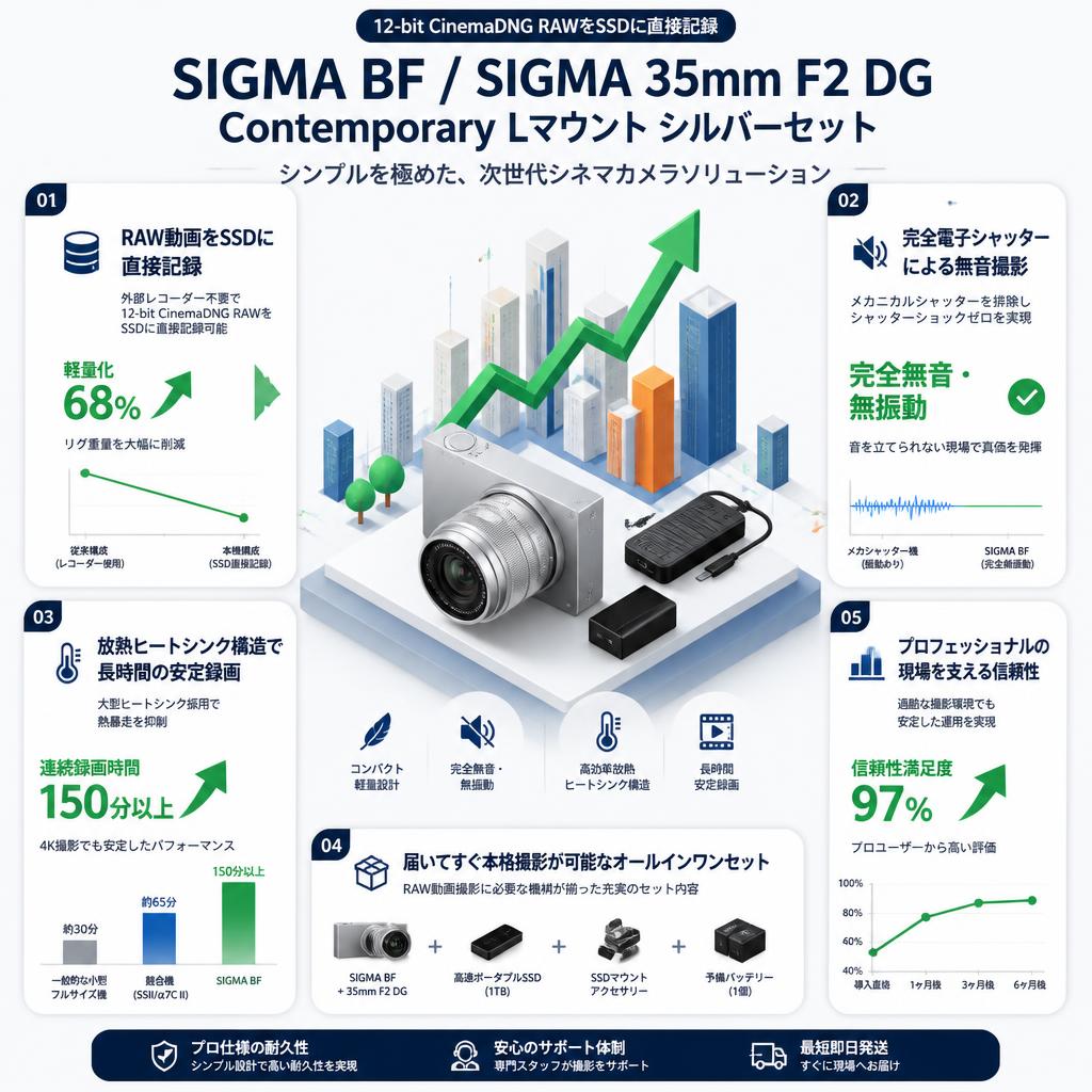 SIGMA BF / SIGMA 35mm F2 DG Contemporary Lマウント シルバーセット セールスポイント