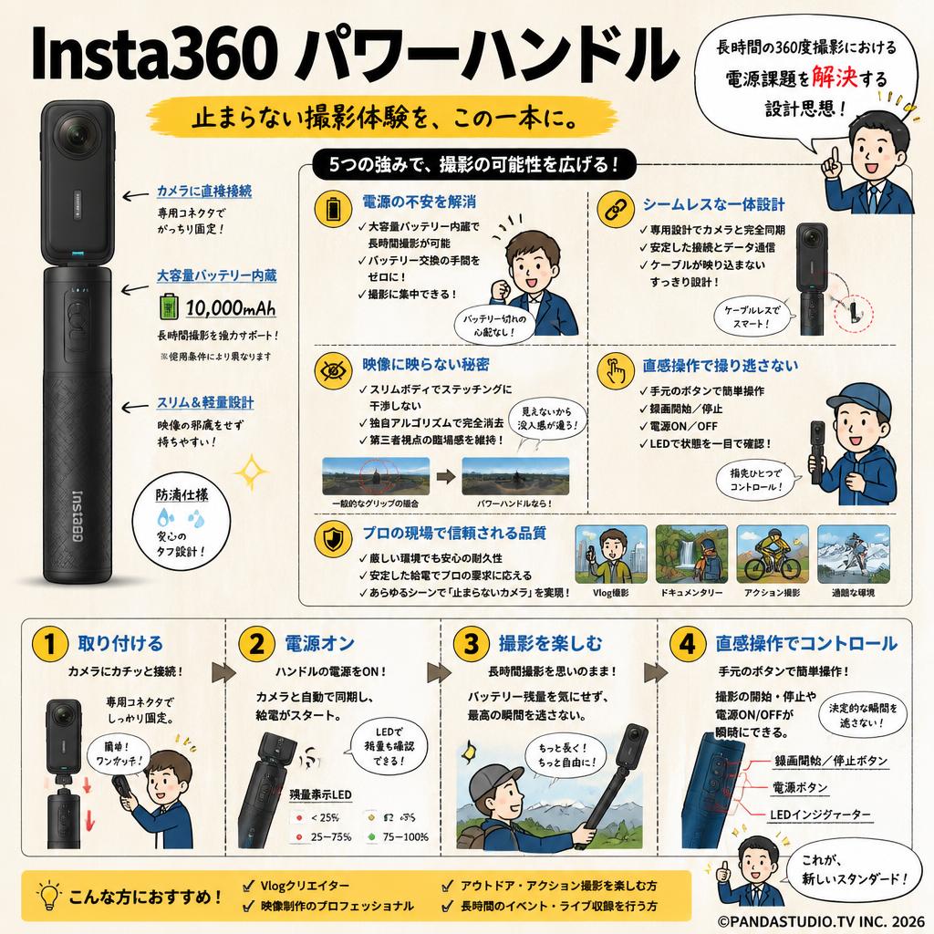 Insta360 パワーハンドル 概要
