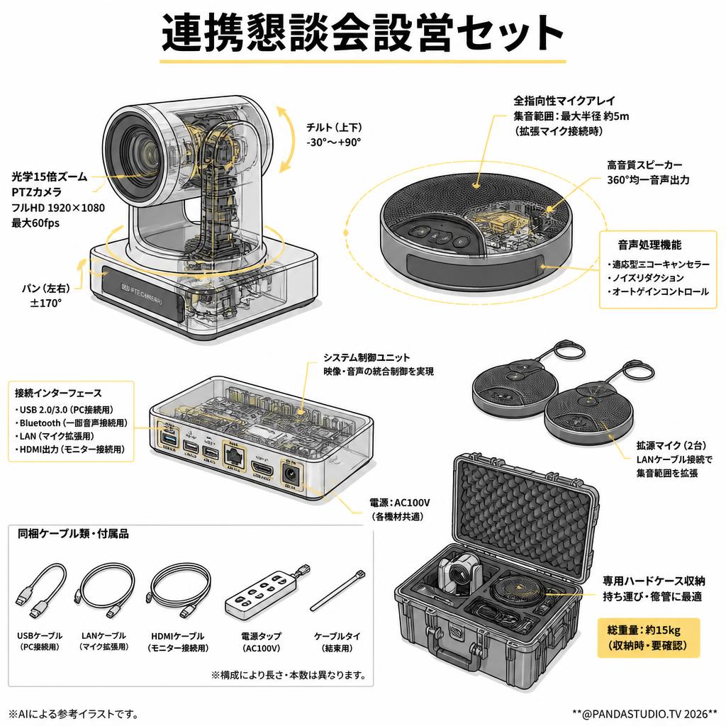 連携懇談会設営セット スペック