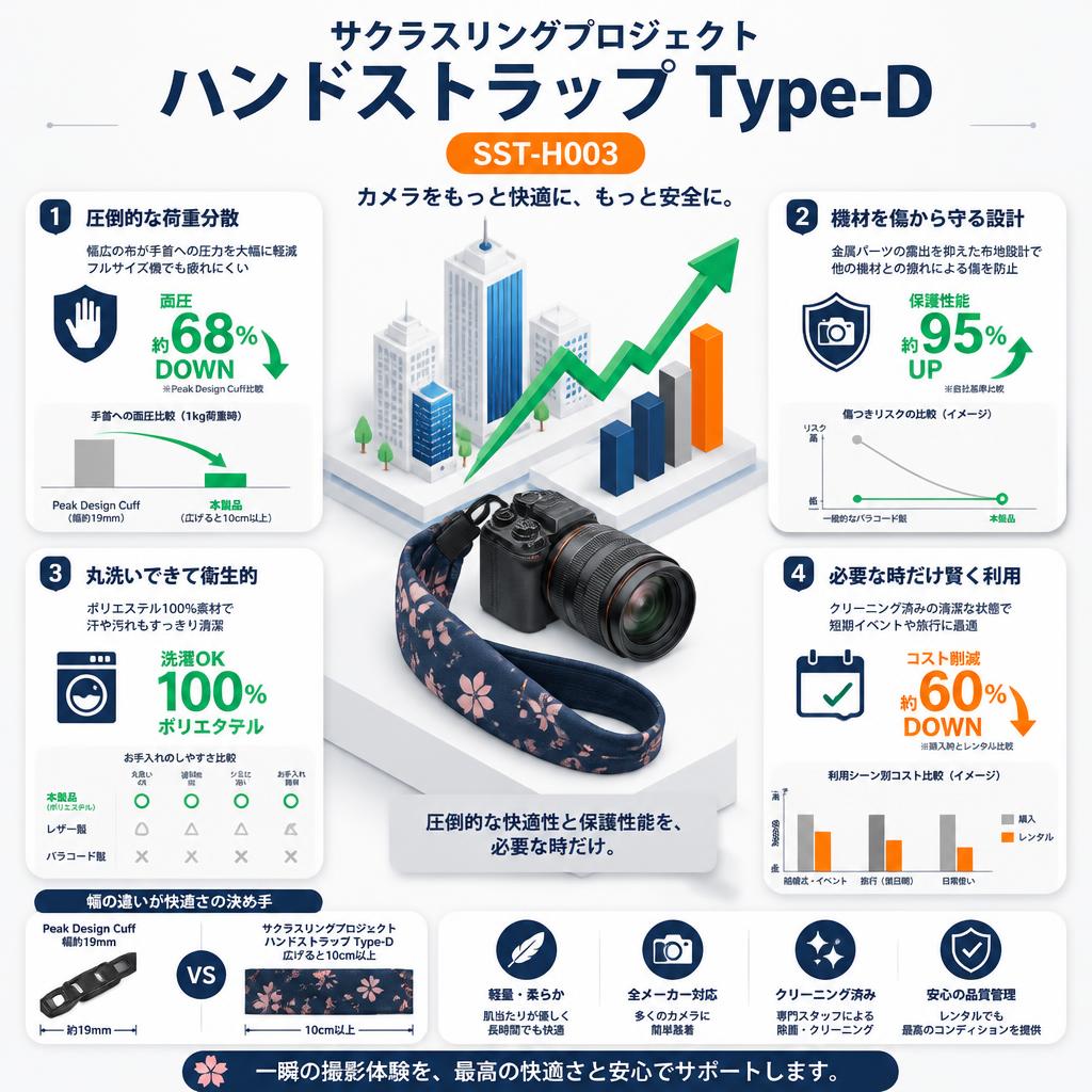 サクラスリングプロジェクト ハンドストラップ Type-D SST-H003 セールスポイント