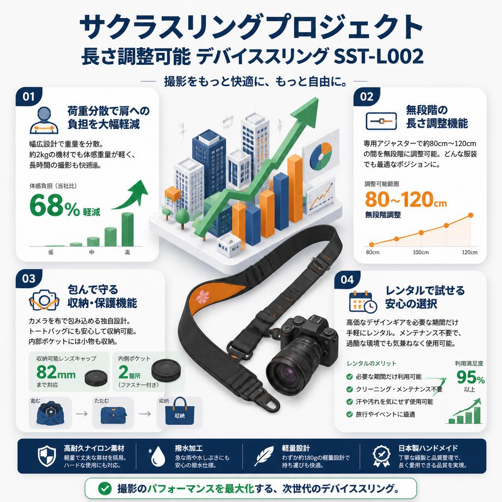 サクラスリングプロジェクト長さ調整可能 デバイススリング SST-L002 セールスポイント