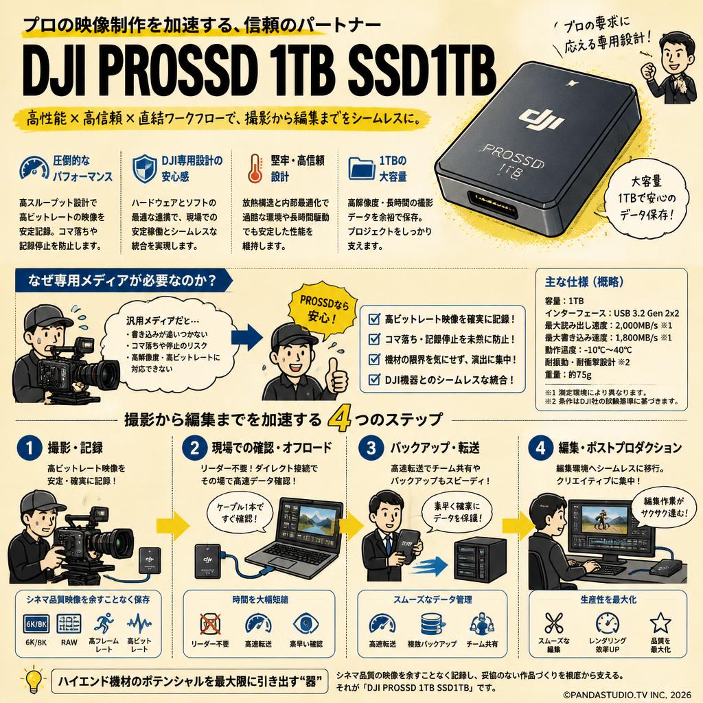 DJI PROSSD 1TB SSD1TB 概要