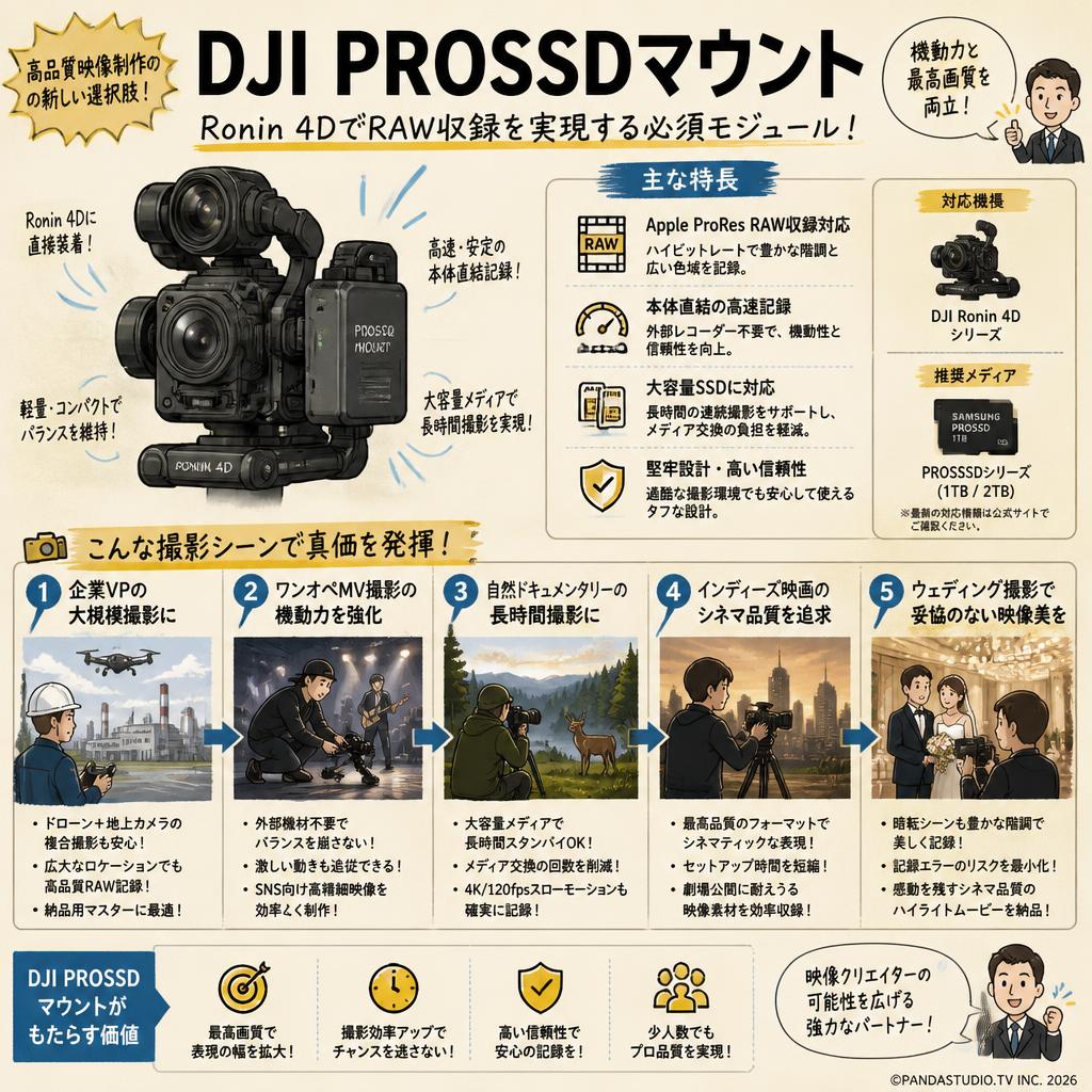DJI PROSSDマウント 用途