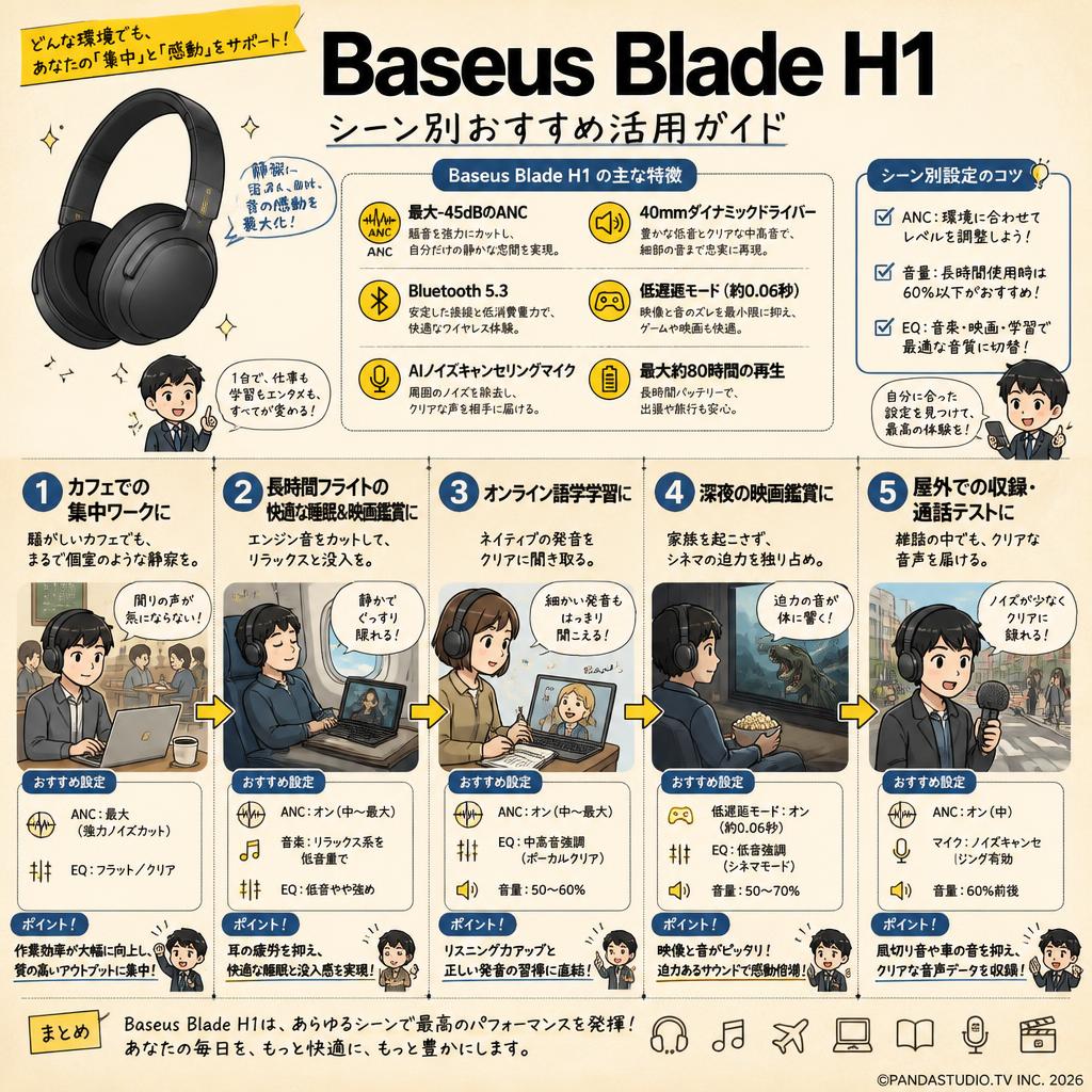 Baseus Blade H1 用途