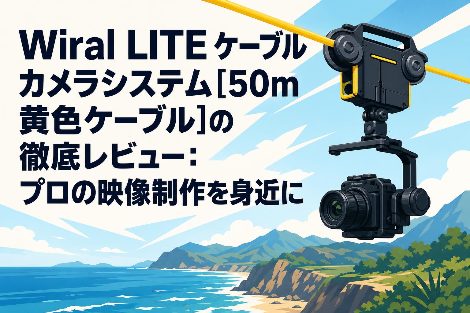 Wiral LITE ケーブルカメラシステム[50m 黄色ケーブル]の徹底レビュー：プロの映像制作を身近に