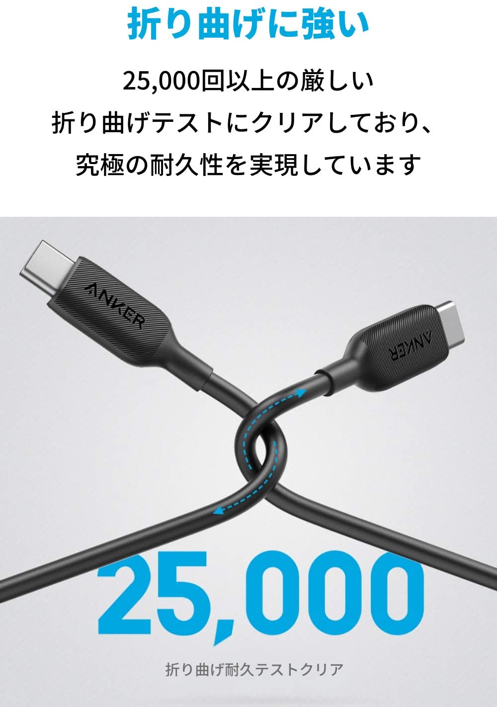 Anker 543 エコフレンドリー USB-C USB-C ケーブル 植物由来素材 240W