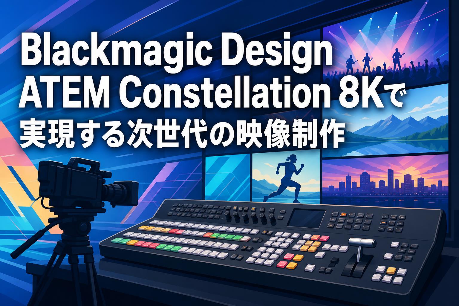 Blackmagic Design ATEM Constellation 8Kで実現する次世代の映像制作