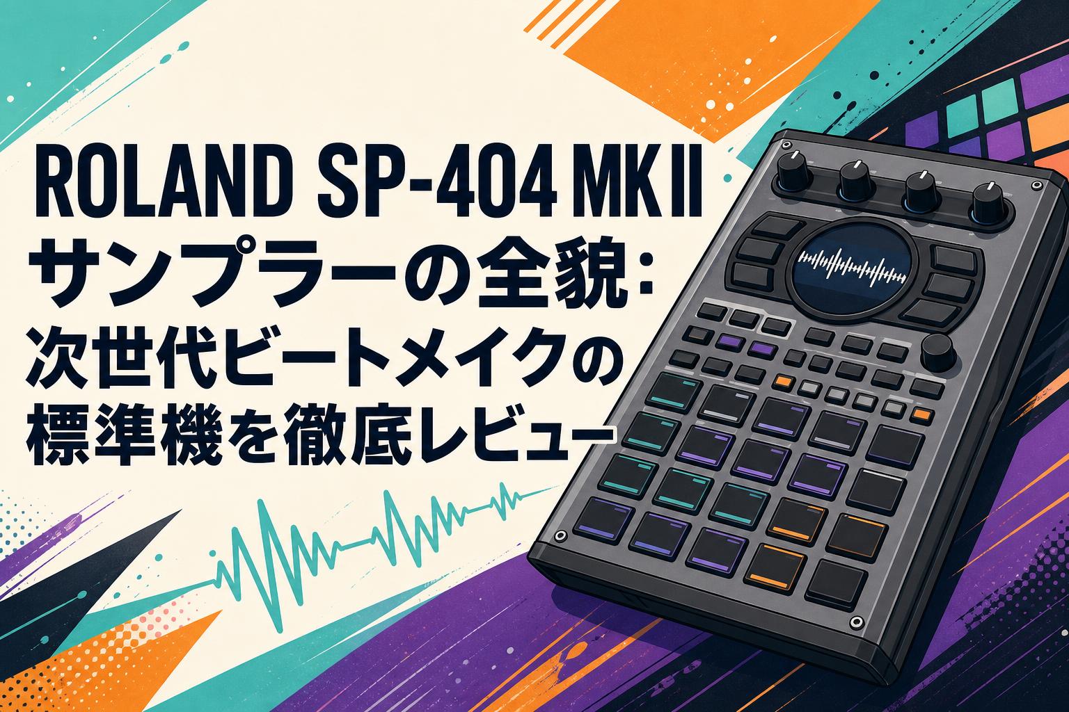 ROLAND SP-404 MK II サンプラーの全貌：次世代ビートメイクの標準機を徹底レビュー