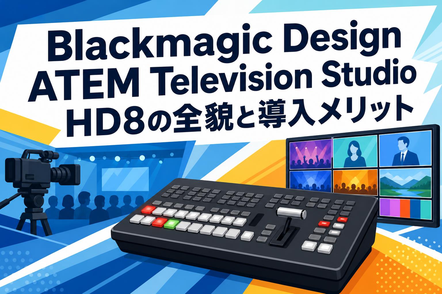Blackmagic Design ATEM Television Studio HD8の全貌と導入メリット