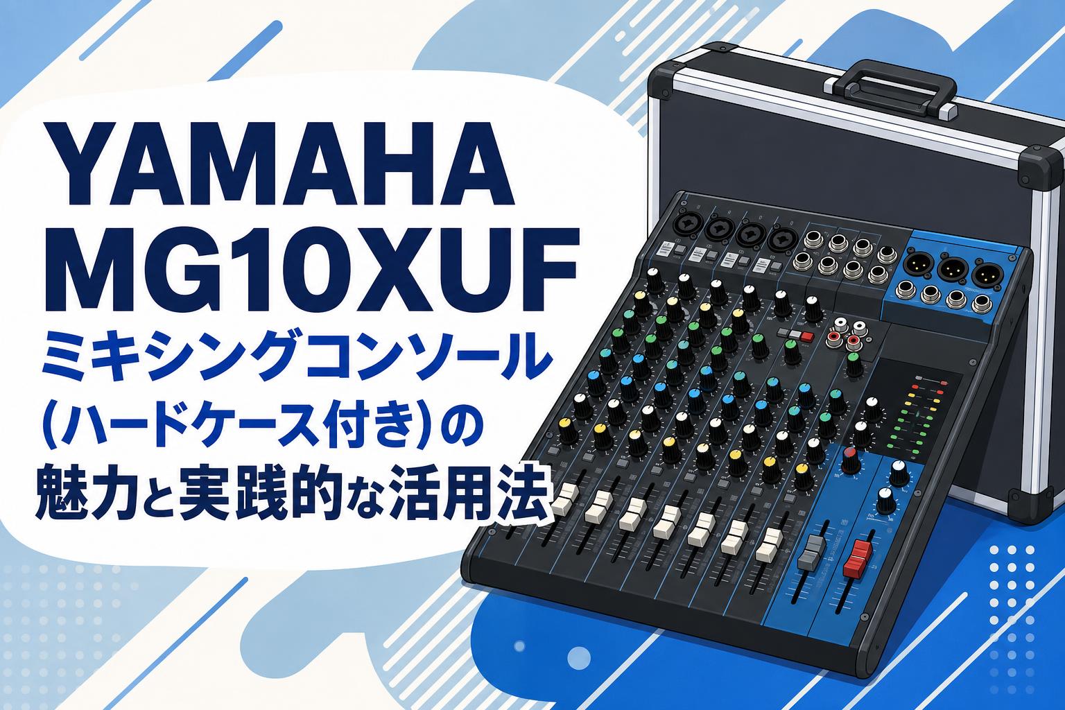YAMAHA MG10XUF ミキシングコンソール(ハードケース付き)の魅力と実践的な活用法