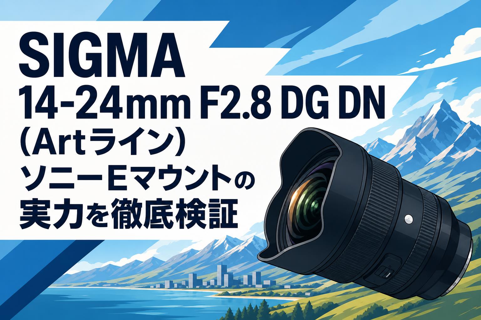 SIGMA 14-24mm F2.8 DG DN (Artライン) ソニーEマウントの実力を徹底検証