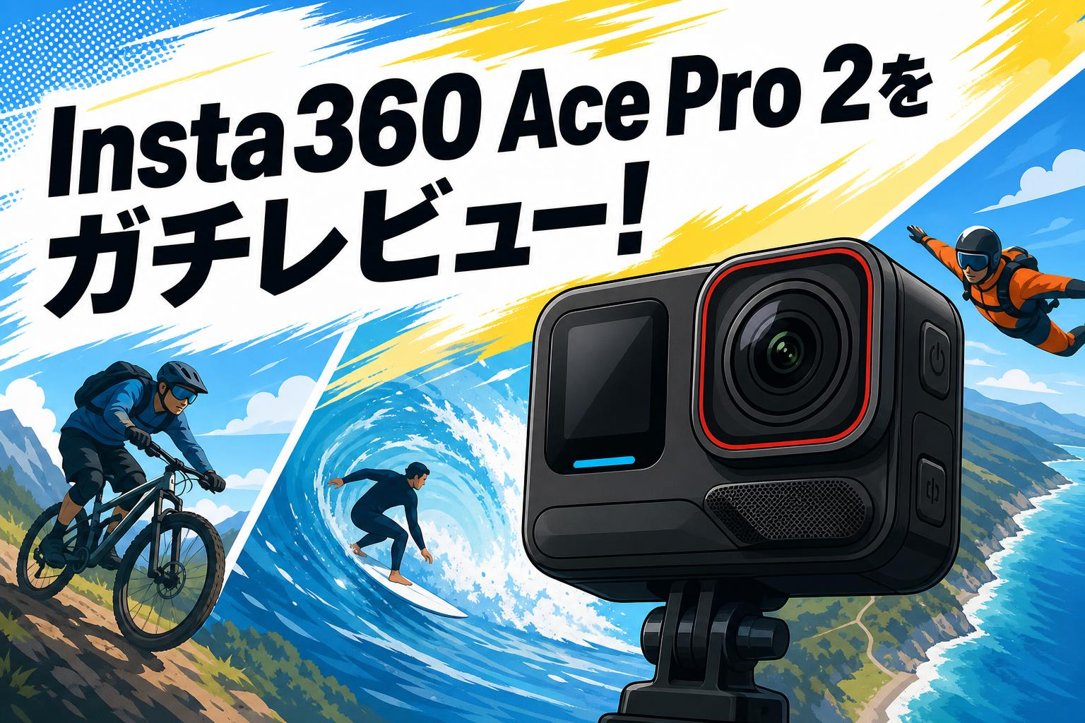 Insta360 Ace Pro 2をガチレビュー！8KとAI搭載アクションカメラの凄さとは？(256Gカード付でお得)