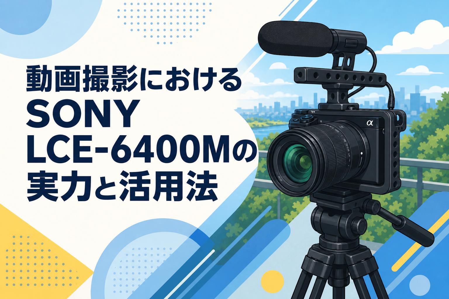 動画撮影におけるSONY α6400 E18-135mm F3.5-5.6 OSSセット LCE-6400Mの実力と活用法