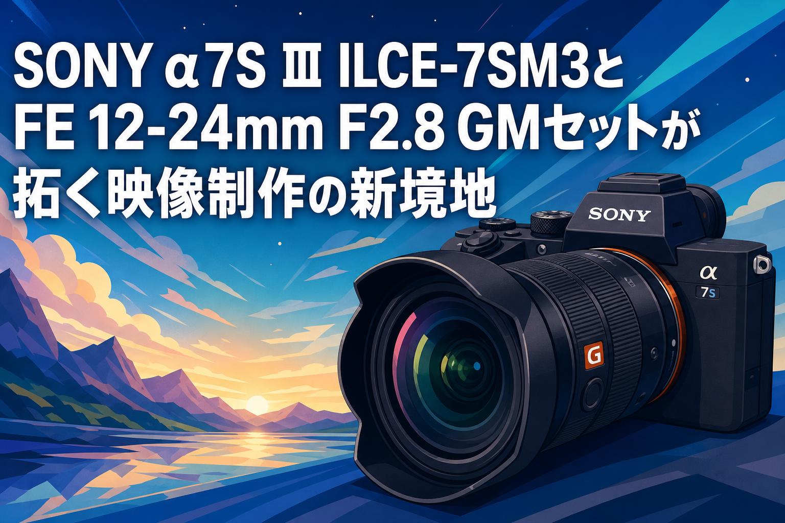SONY α7S Ⅲ ILCE-7SM3とFE 12-24mm F2.8 GMセットが拓く映像制作の新境地