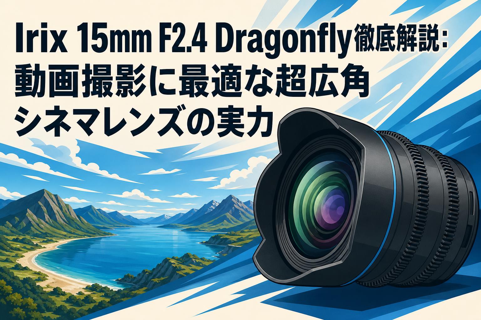 Irix 15mm F2.4 Dragonfly徹底解説：動画撮影に最適な超広角シネマレンズの実力