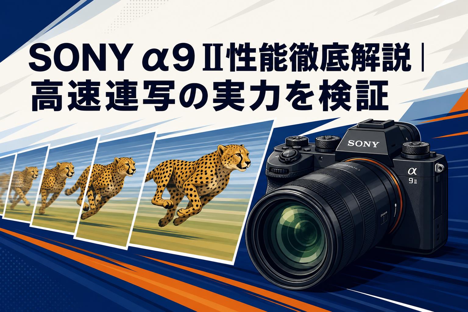 SONY α9 II性能徹底解説｜高速連写の実力を検証