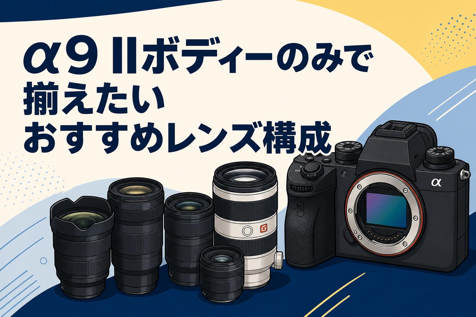 α9 IIボディーのみで揃えたいおすすめレンズ構成