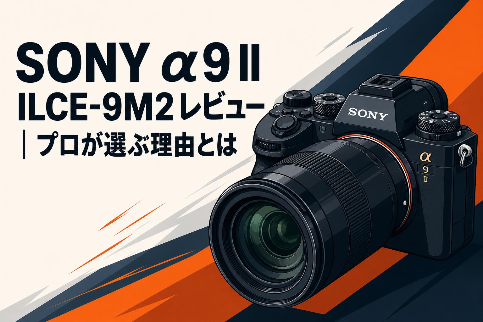 SONY α9 II ILCE-9M2レビュー｜プロが選ぶ理由とは