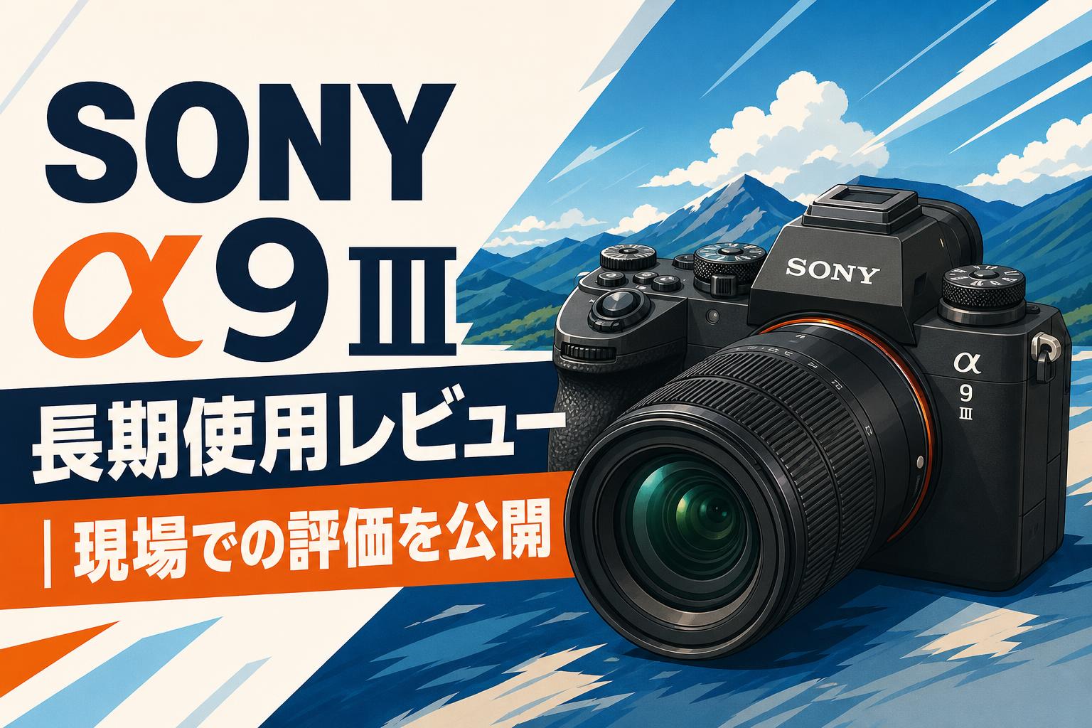 SONY α9 III 長期使用レビュー｜現場での評価を公開
