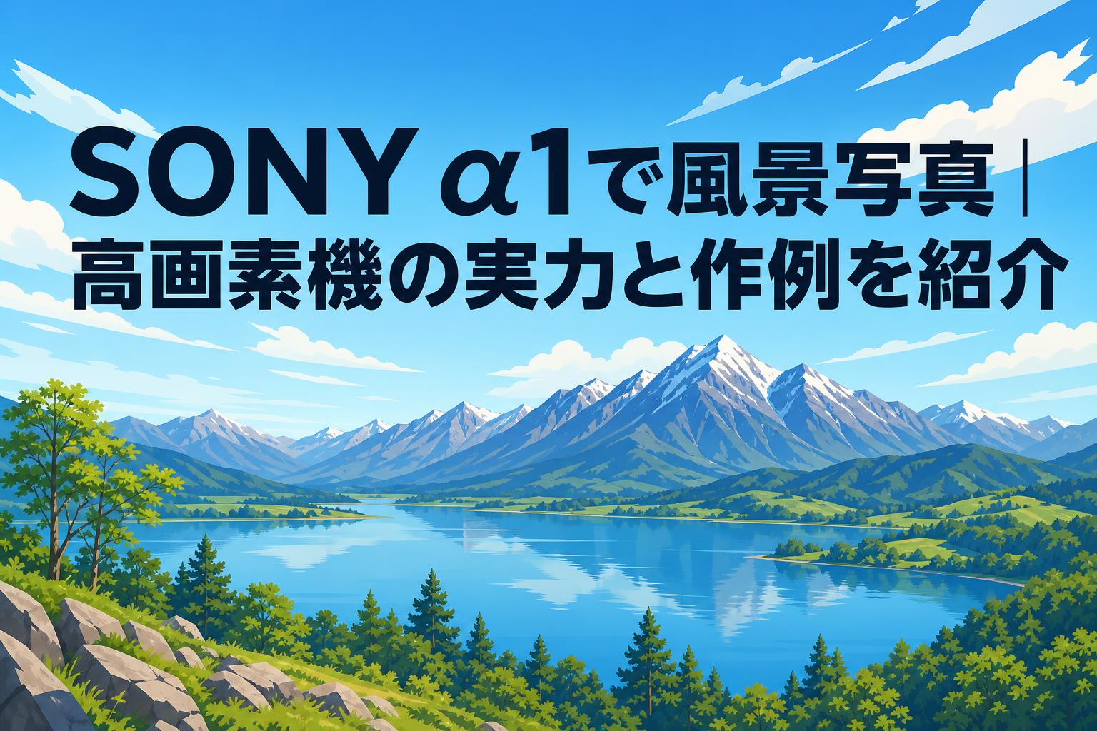 SONY α1で風景写真｜高画素機の実力と作例を紹介