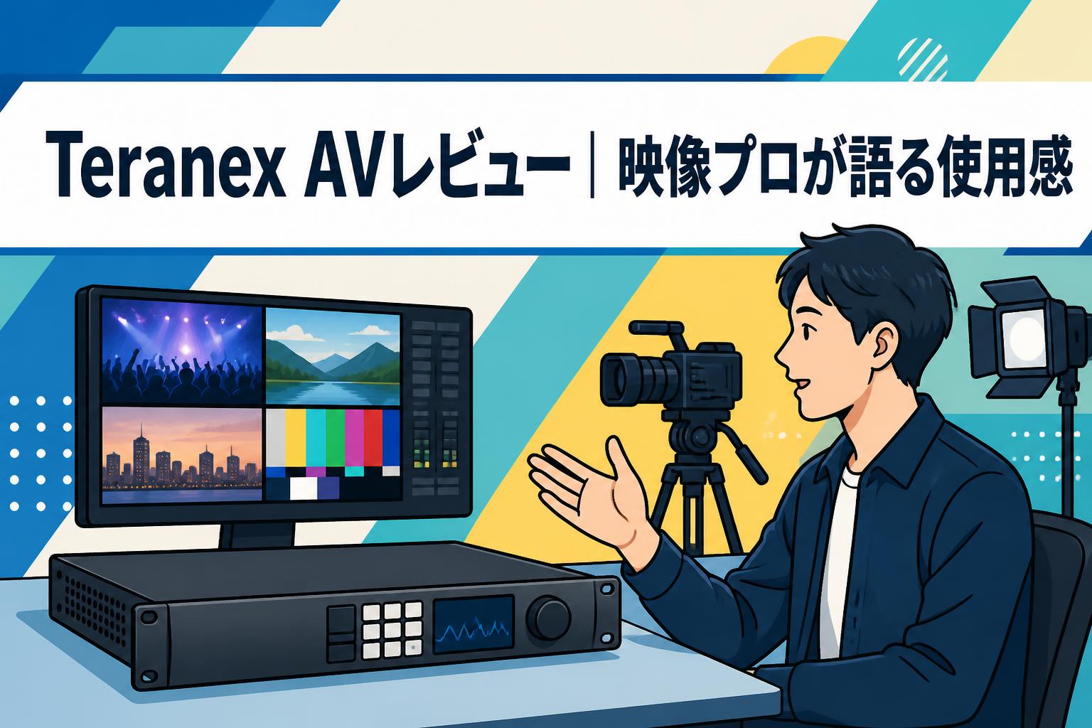 Teranex AVレビュー｜映像プロが語る使用感