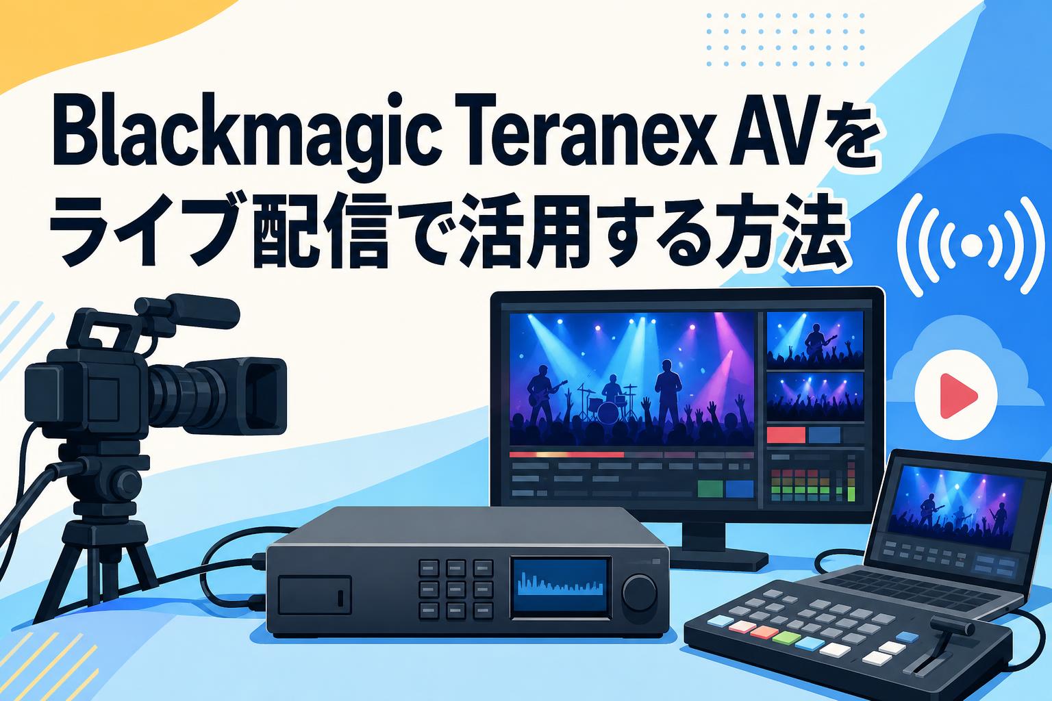 Blackmagic Teranex AVをライブ配信で活用する方法