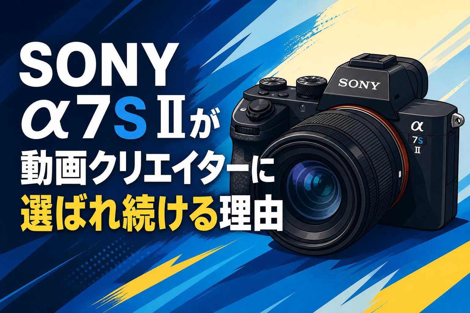 SONY α7S IIが動画クリエイターに選ばれ続ける理由
