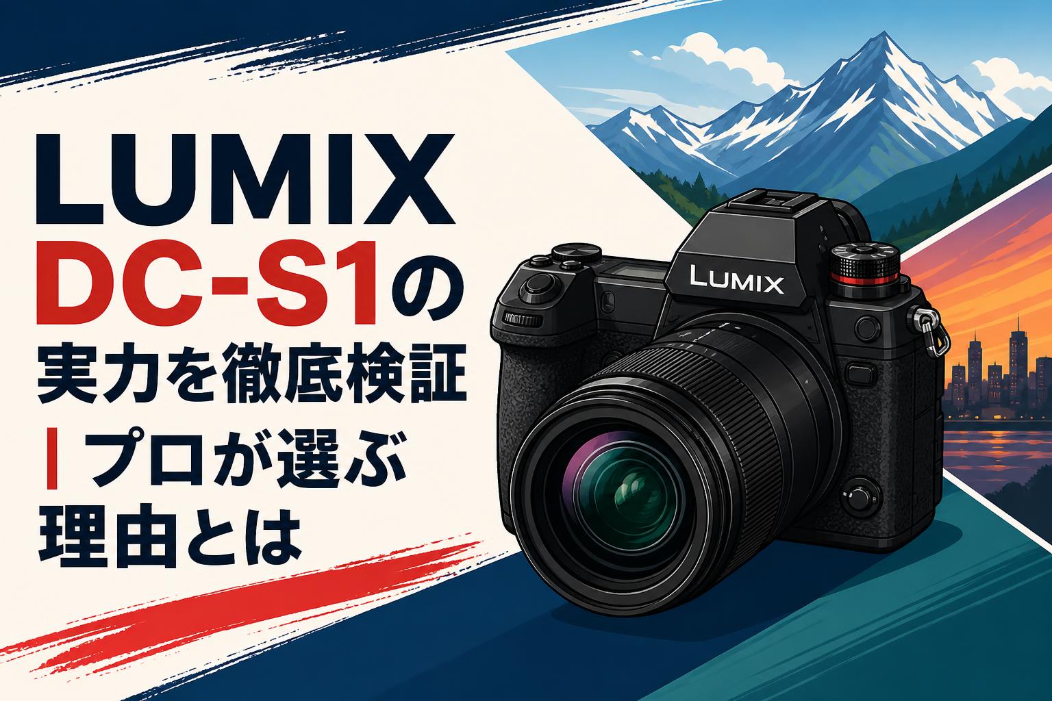 LUMIX DC-S1の実力を徹底検証｜プロが選ぶ理由とは
