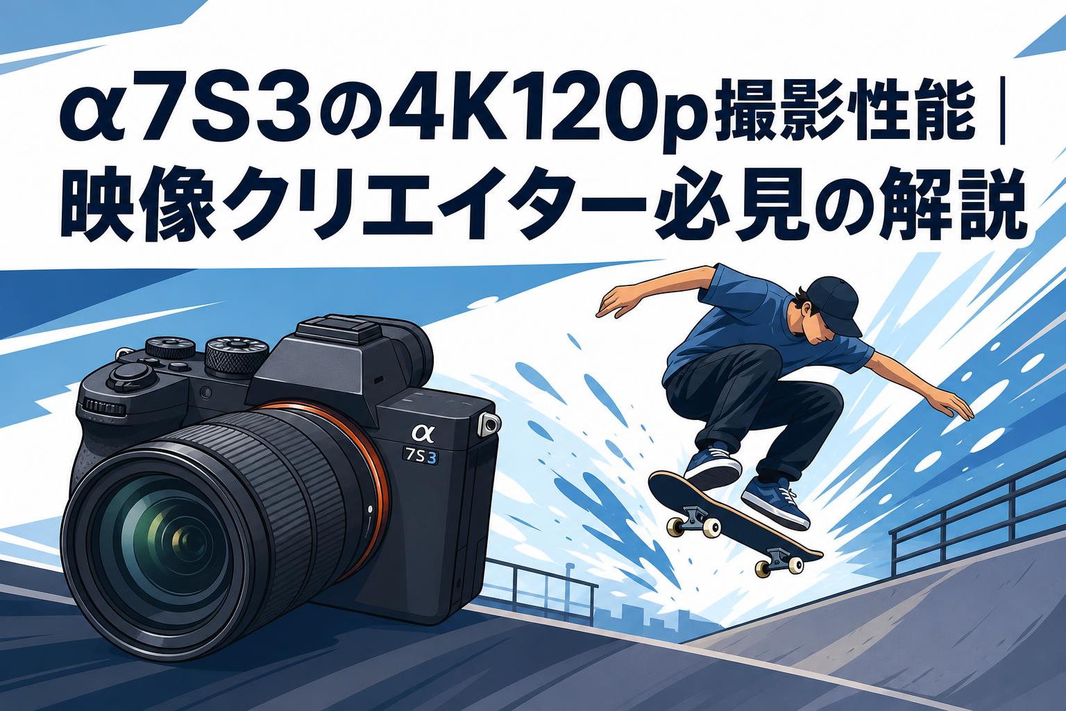 α7S3の4K120p撮影性能｜映像クリエイター必見の解説