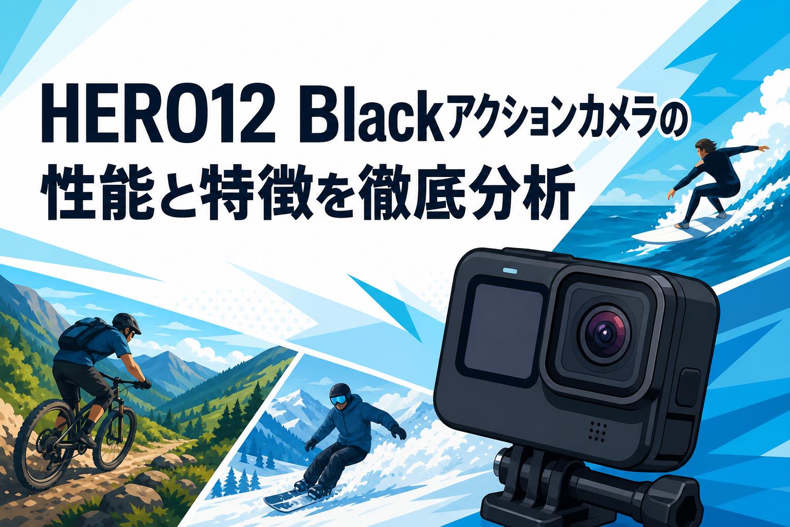 HERO12 Blackアクションカメラの性能と特徴を徹底分析