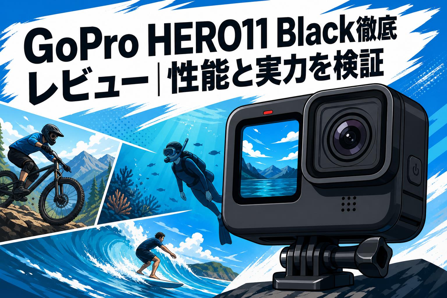 GoPro HERO11 Black徹底レビュー｜性能と実力を検証