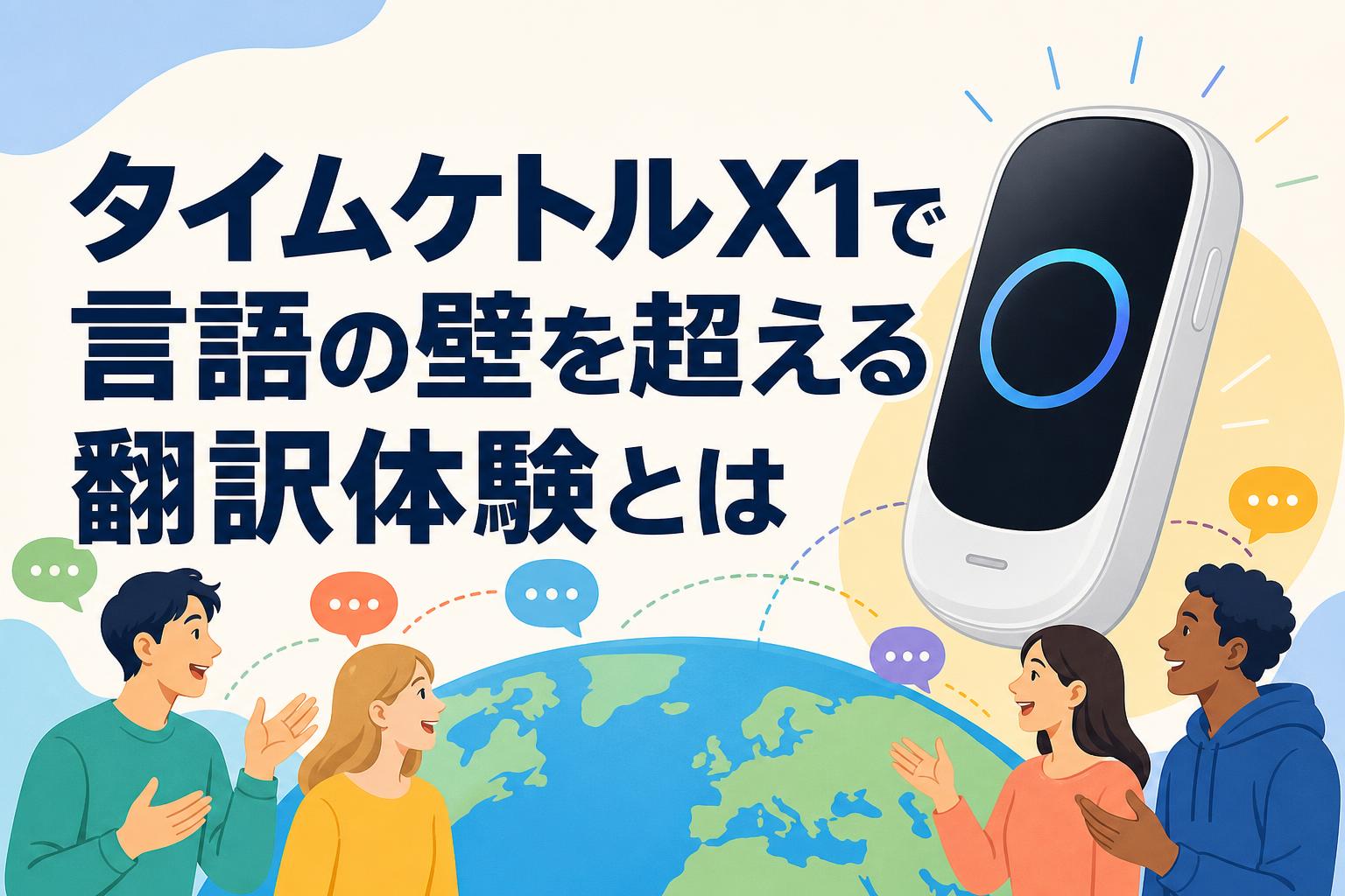 タイムケトルX1で言語の壁を超える翻訳体験とは
