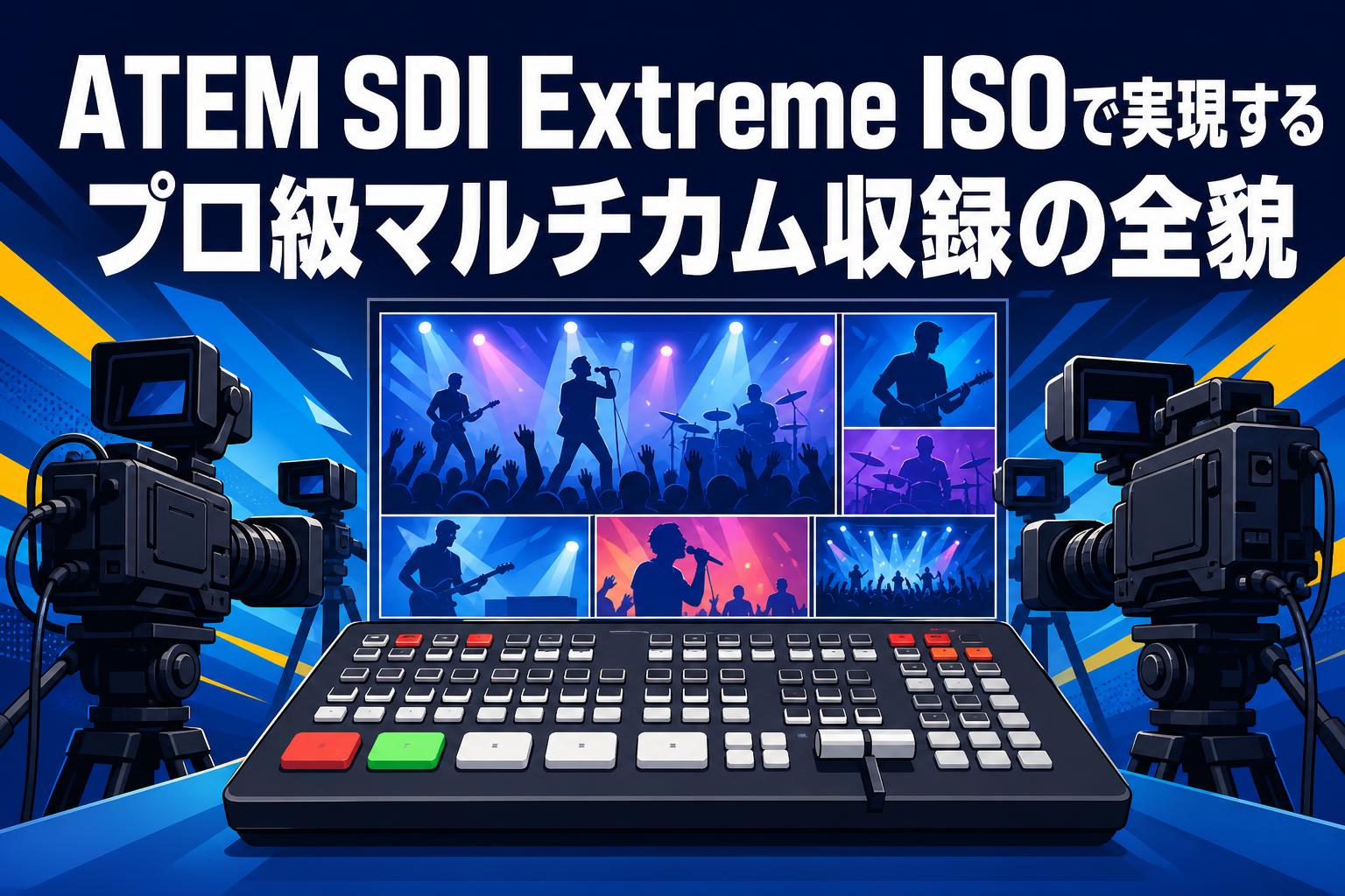 ATEM SDI Extreme ISOで実現するプロ級マルチカム収録の全貌