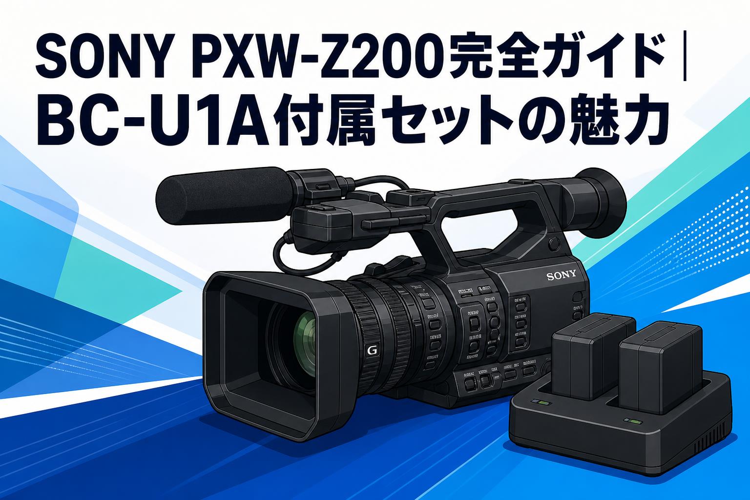 SONY PXW-Z200完全ガイド｜BC-U1A付属セットの魅力