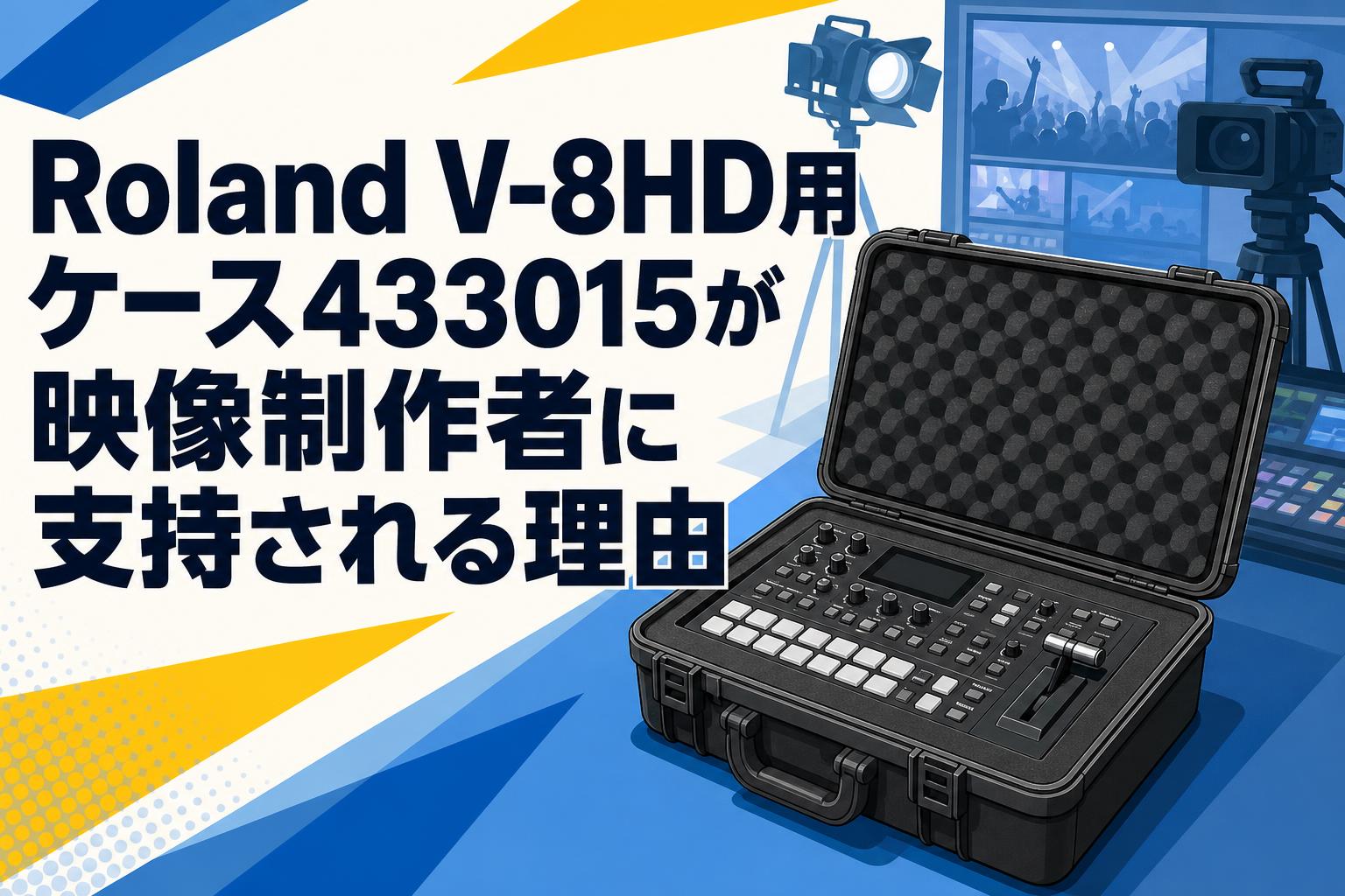 Roland V-8HD用ケース433015が映像制作者に支持される理由