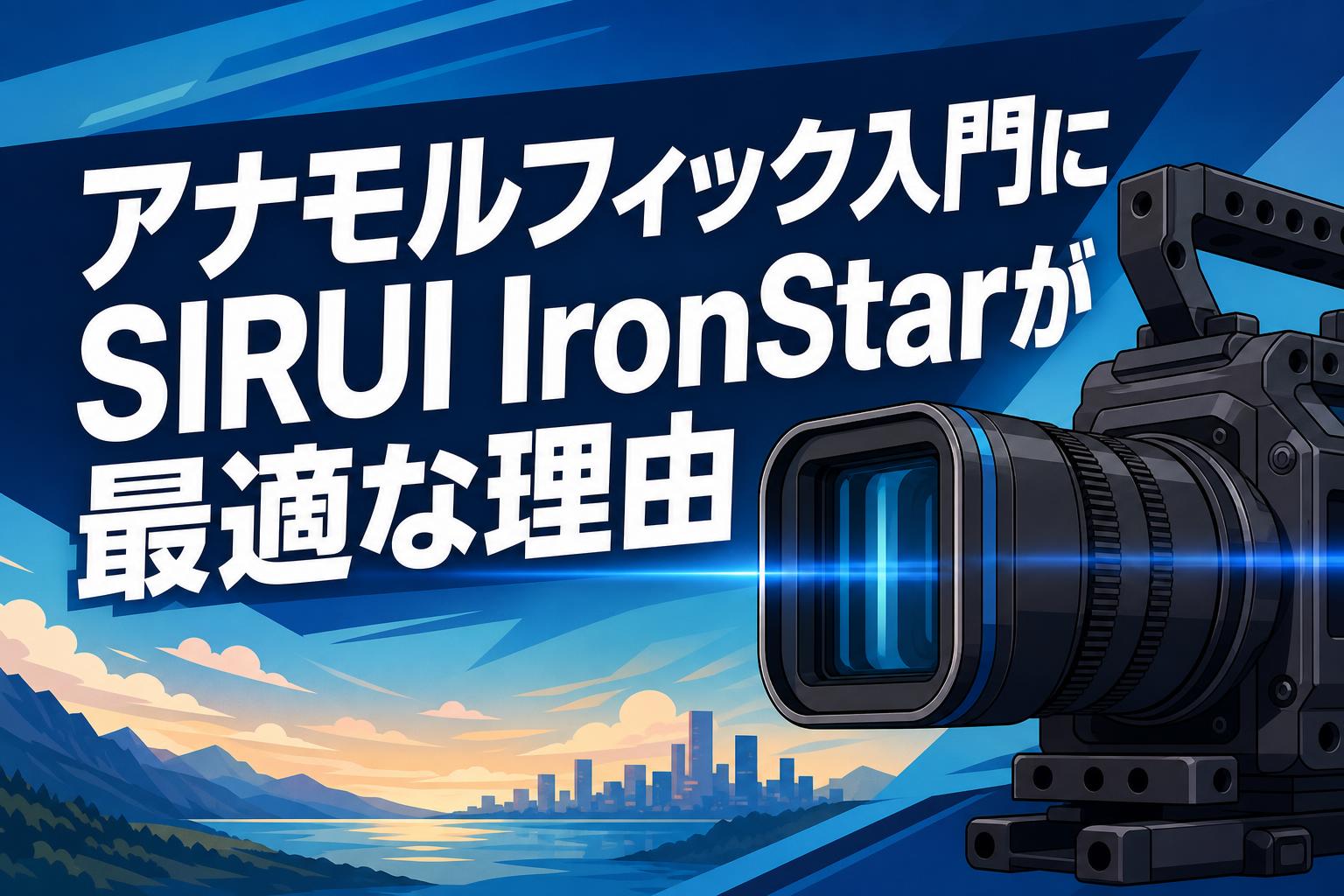 アナモルフィック入門にSIRUI IronStarが最適な理由