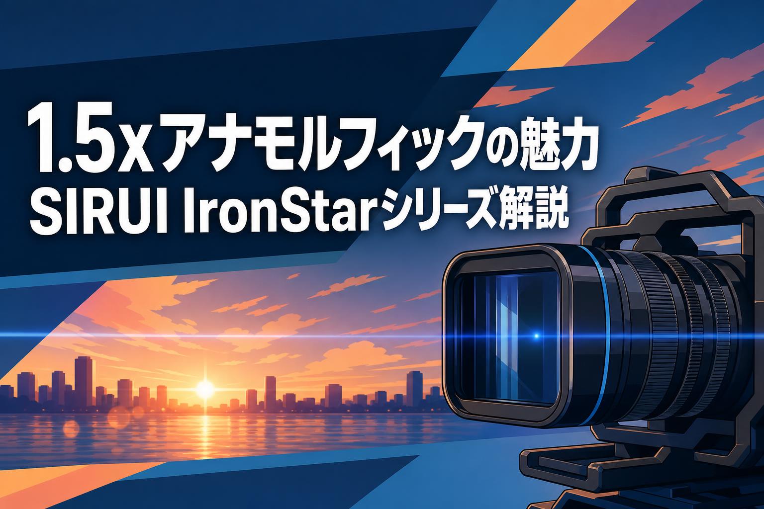 1.5xアナモルフィックの魅力 SIRUI IronStarシリーズ解説