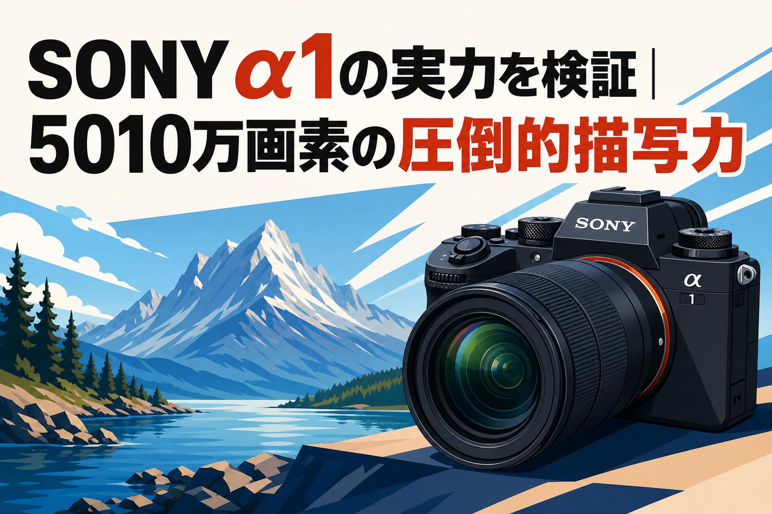 SONY α1の実力を検証｜5010万画素の圧倒的描写力