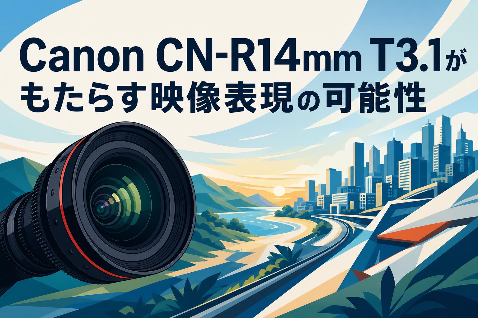 Canon CN-R14mm T3.1がもたらす映像表現の可能性