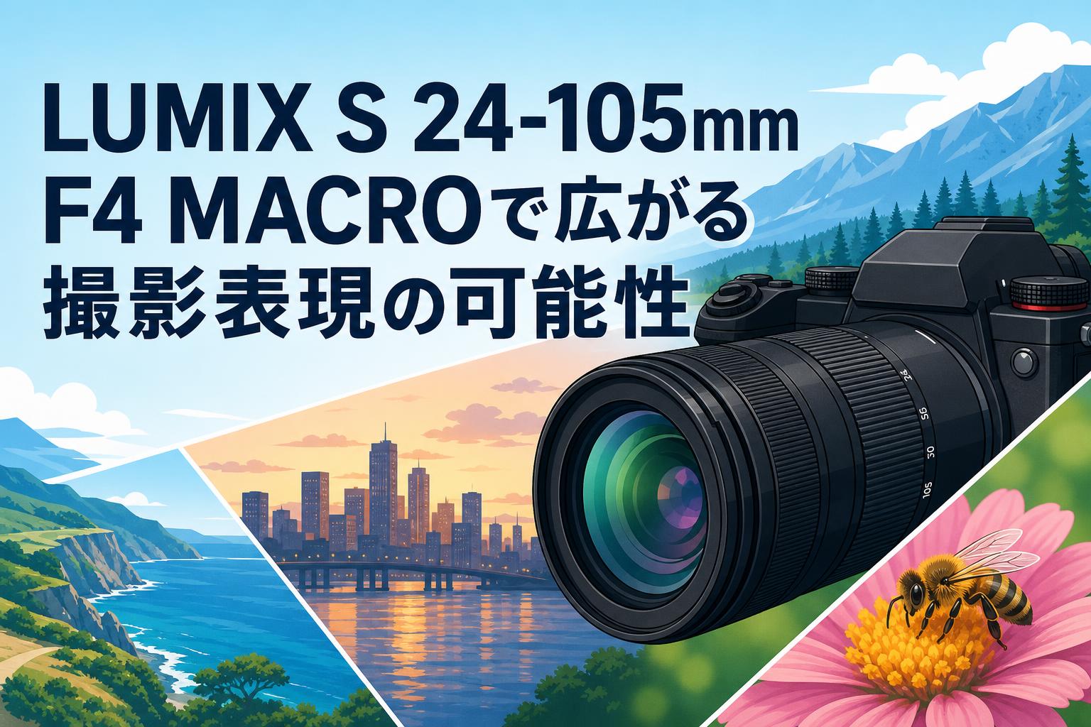 LUMIX S 24-105mm F4 MACROで広がる撮影表現の可能性
