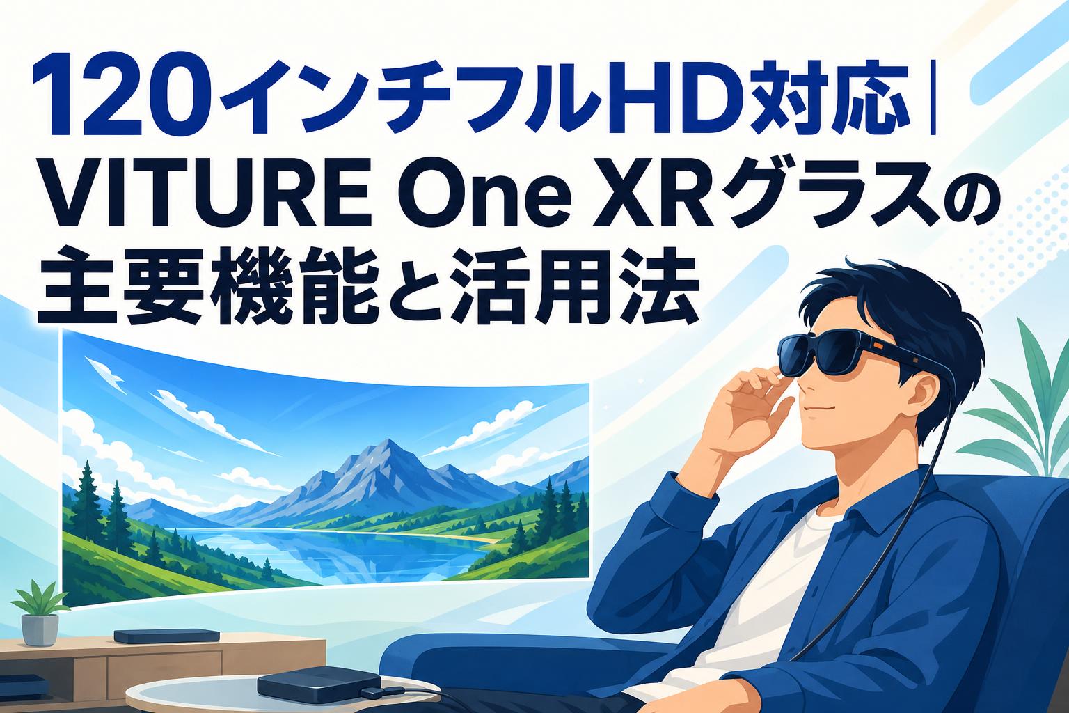 120インチフルHD対応｜VITURE One XRグラスの主要機能と活用法
