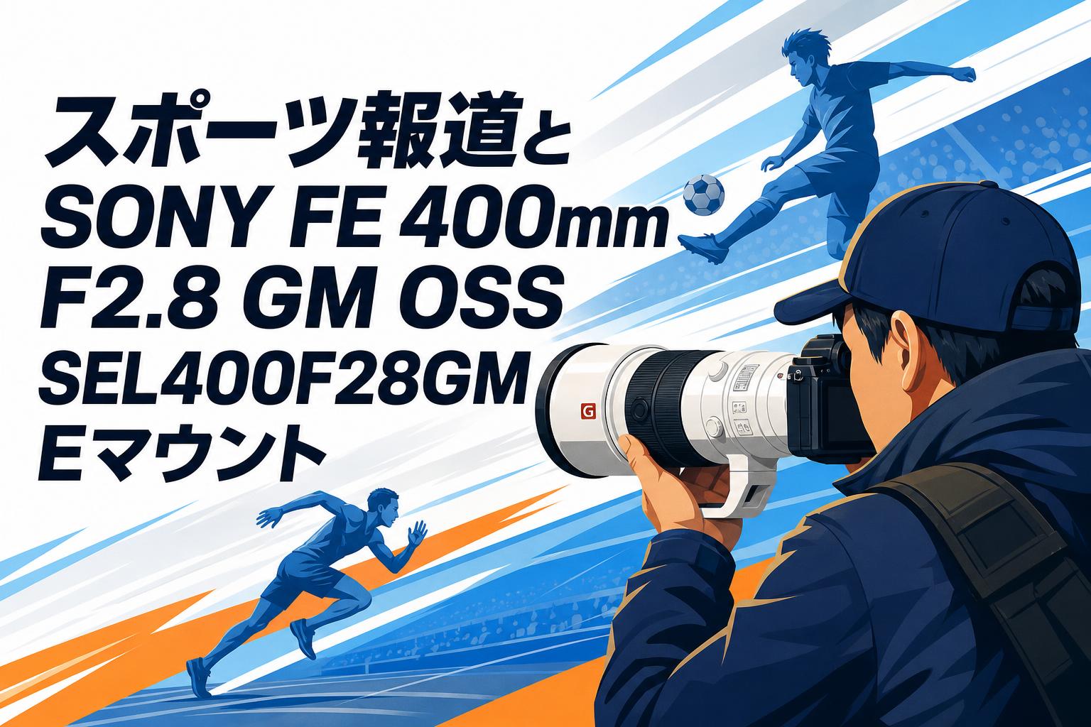 スポーツ報道とSONY FE 400mm F2.8 GM OSS SEL400F28GM Eマウント