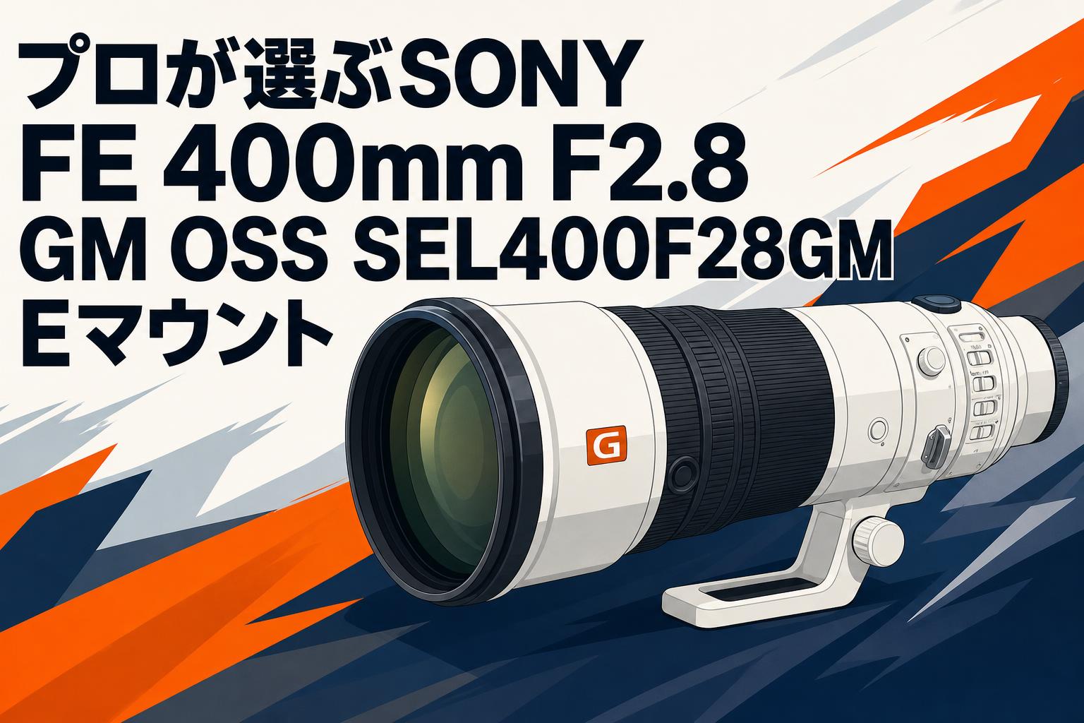 プロが選ぶSONY FE 400mm F2.8 GM OSS SEL400F28GM Eマウント