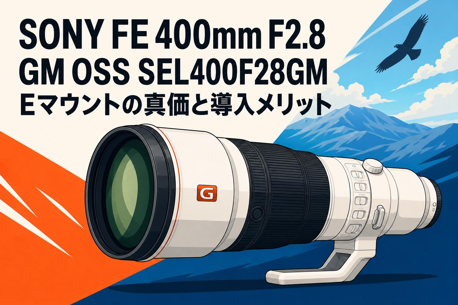 SONY FE 400mm F2.8 GM OSS SEL400F28GM Eマウントの真価と導入メリット