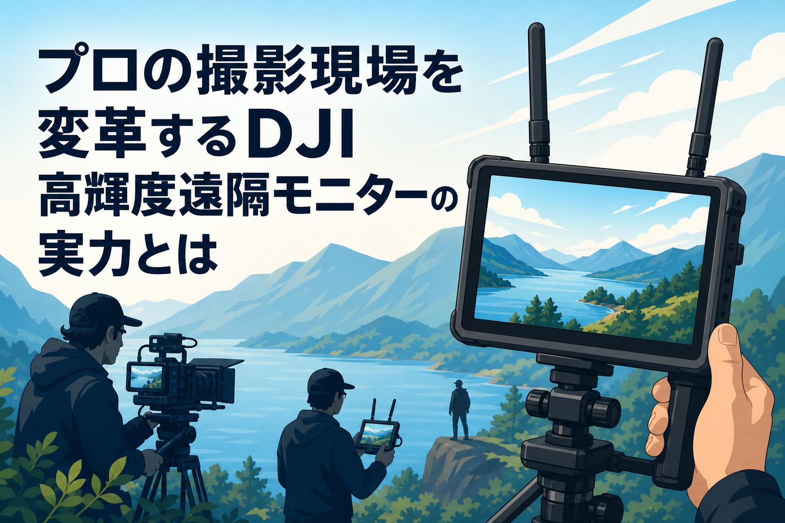 プロの撮影現場を変革するDJI 高輝度遠隔モニターの実力とは