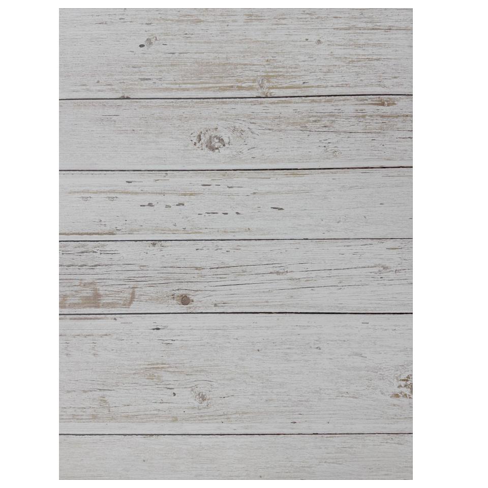 背景紙 PVCコーティング背景紙 57 x 87 cm （ホワイトウッド：リバーシブル