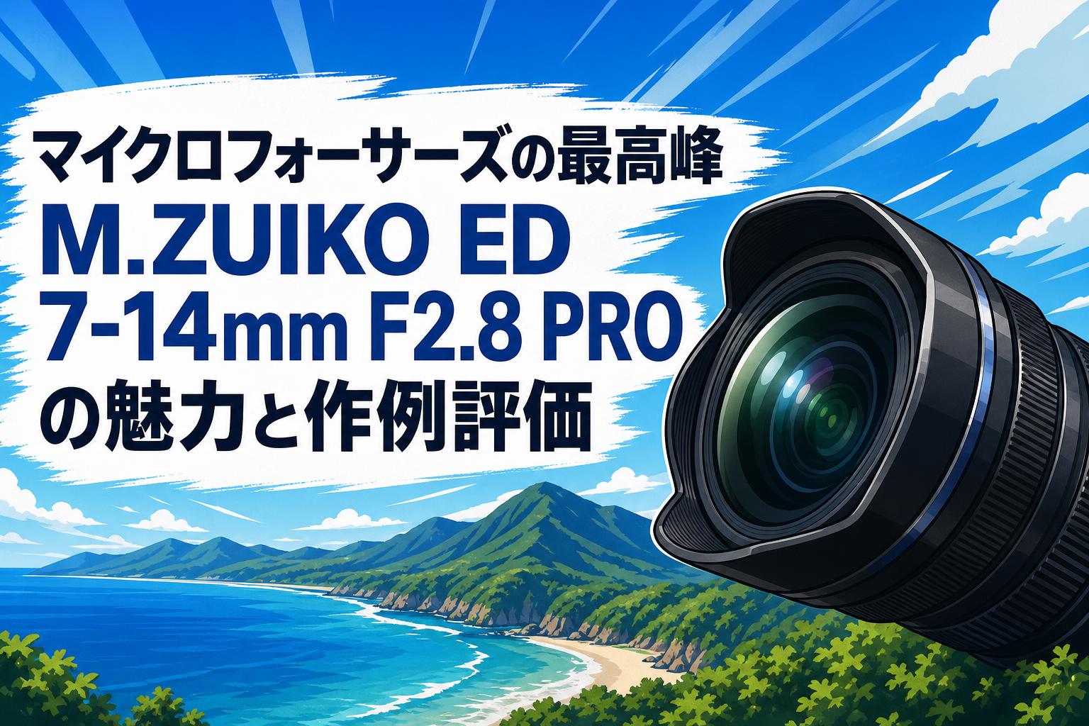 マイクロフォーサーズの最高峰 M.ZUIKO ED 7-14mm F2.8 PRO の魅力と作例評価